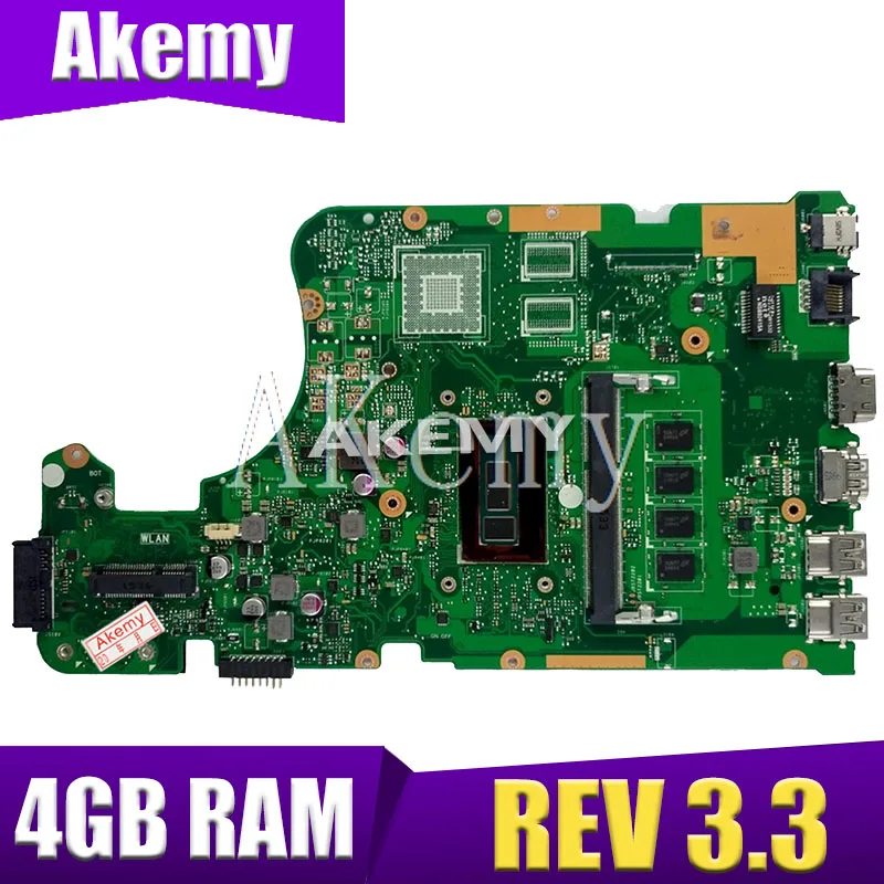 Фото X555LA i7 5500 процессор 4 Гб RAM материнская плата REV3.3 для ASUS X555LD X555L F555L - купить