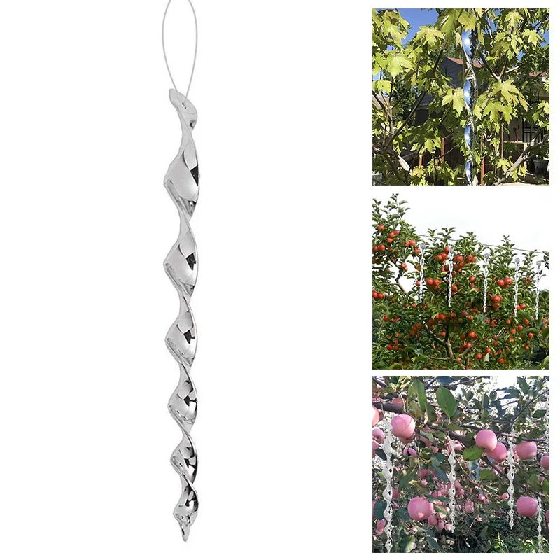 1Pc Bird Repeller Rotating Rod Reflective Wind Spiral Deterrent Control Device Agricultural Scare Bird Garden Ornaments Decor
1Pc Bird Repeller Rotating Rod Reflective Wind Spiral Deterrent Control Device Agricultural Scare Bird Garden Ornaments Decor