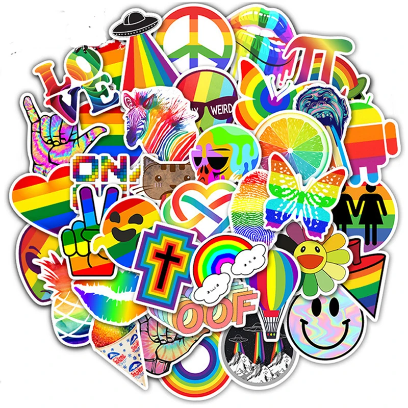 10/30/50PCS Cool Rainbow Stickers Laptop Water Bottle Skateboard Bike Waterproof Aesthetic Graffiti Decal Sticker Packs Kid Toy
10/30/50PCS Cool Rainbow Stickers Laptop Water Bottle Skateboard Bike Waterproof Aesthetic Graffiti Decal Sticker Packs Kid Toy