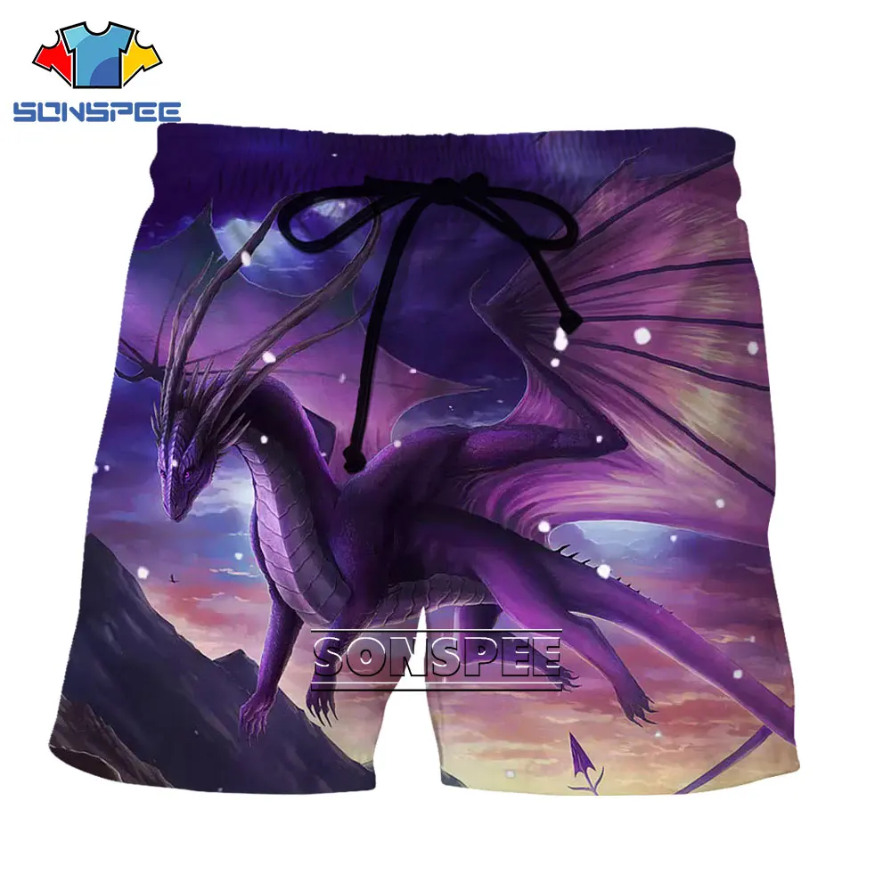 SONSPEE 3D Magic Flying Dragon Printed Outer Wear Beach Shorts Summer Men's Casual Trend Loose Shorts Fashion Custom Printed Sho 
SONSPEE 3D Magic Flying Dragon Printed Outer Wear Beach Shorts Summer Men's Casual Trend Loose Shorts Fashion Custom Printed Sho