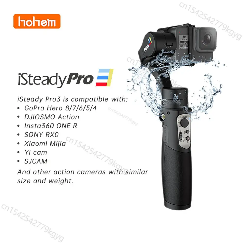 hohem iSteady Pro 3 3-Axis Handheld Gimbal Stabilizer for GoPro Gopro Hero 10 9 8 7 insta360 One R DJI Osmo Action Camera
hohem iSteady Pro 3 3-Axis Handheld Gimbal Stabilizer for GoPro Gopro Hero 10 9 8 7 insta360 One R DJI Osmo Action Camera