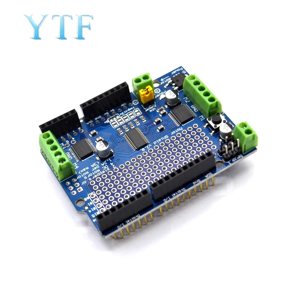 Шаговый двигатель IIC I2C TB6612, PCA9685 PWM сервопривод, экран V2 для робота PWM Mega R3, замена L293D
Шаговый двигатель IIC I2C TB6612, PCA9685 PWM сервопривод, экран V2 для робота PWM Mega R3, замена L293D
