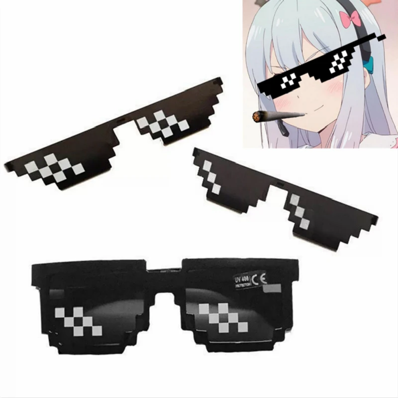 Mosaic Sunglasses Trick Toy Thug Life Glasses Deal with It Glasses Pixel Women Men Black Mosaic Sunglasses Funny Toys
Mosaic Sunglasses Trick Toy Thug Life Glasses Deal with It Glasses Pixel Women Men Black Mosaic Sunglasses Funny Toys