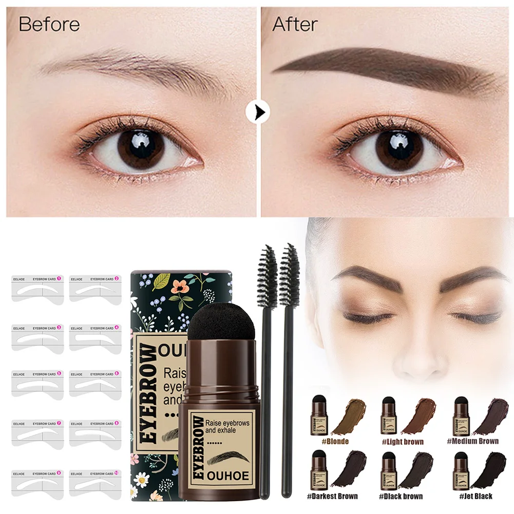 Eyebrow Stamp Shaping Kit Waterproof Brow Stamp Contouring Stick with 10 Stencils Eye Makeup Tool Gift for Women Girl
Eyebrow Stamp Shaping Kit Waterproof Brow Stamp Contouring Stick with 10 Stencils Eye Makeup Tool Gift for Women Girl