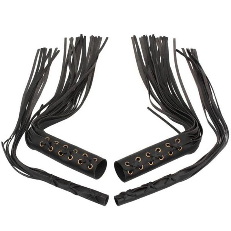 Universal Motorcycle Fringe Grips Cover Handlebar Hand Grips Tassel Cuffs Brake Lever Cover for Cruiser
Universal Motorcycle Fringe Grips Cover Handlebar Hand Grips Tassel Cuffs Brake Lever Cover for Cruiser