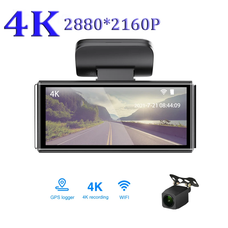 Видеорегистратор 3 дюйма, Wi-Fi, GPS, 4K, AHD, 1080P, ночное видение
Видеорегистратор 3 дюйма, Wi-Fi, GPS, 4K, AHD, 1080P, ночное видение