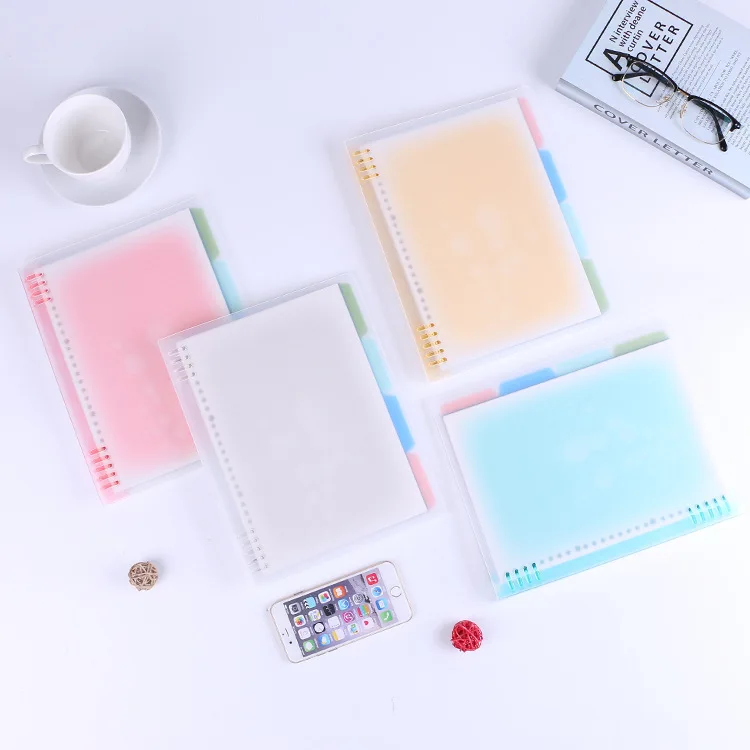 Creative Color PVC Handbook Notepad Loose-leaf Perforated Notebook A5 B5
Creative Color PVC Handbook Notepad Loose-leaf Perforated Notebook A5 B5