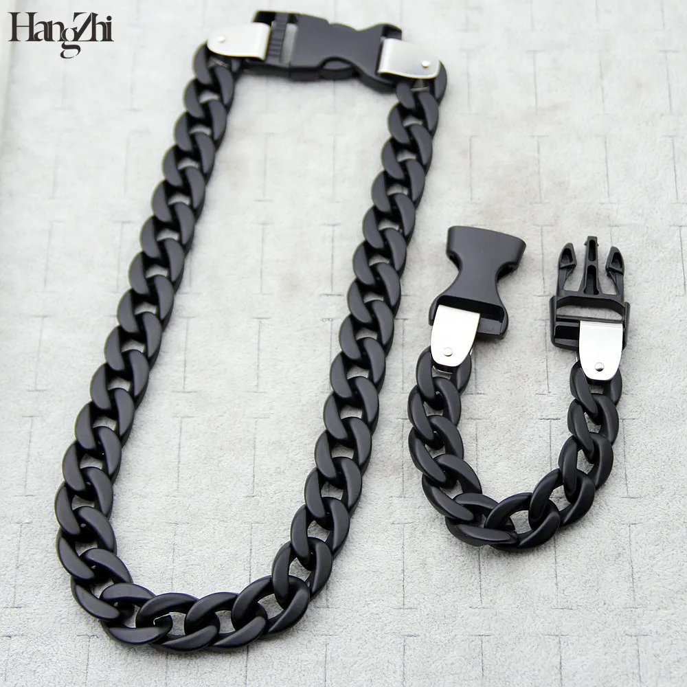 European and American Tide Brand Men and Women The Same Transparent Motorcycle Wind Frosted Acrylic Metal Buckle Chain Necklace
European and American Tide Brand Men and Women The Same Transparent Motorcycle Wind Frosted Acrylic Metal Buckle Chain Necklace