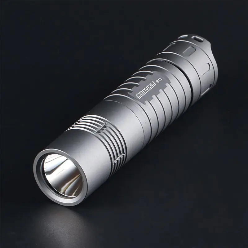 Convoy S11 Titaniums SST40/XHP50.2 2400LM 3000K ~ 6500K Компактный Тактический фонарик для повседневного