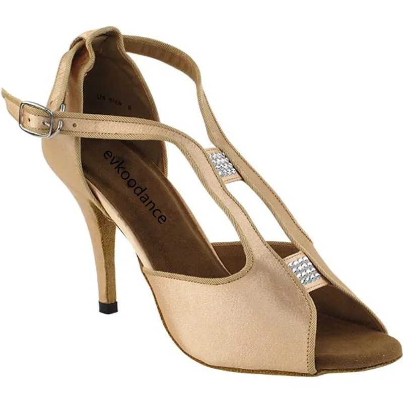 Salsa Latin Dance Shoes Size US 4-12 Open Toe Professional Heel Height 10cm Khaki Suede For Women
Salsa Latin Dance Shoes Size US 4-12 Open Toe Professional Heel Height 10cm Khaki Suede For Women