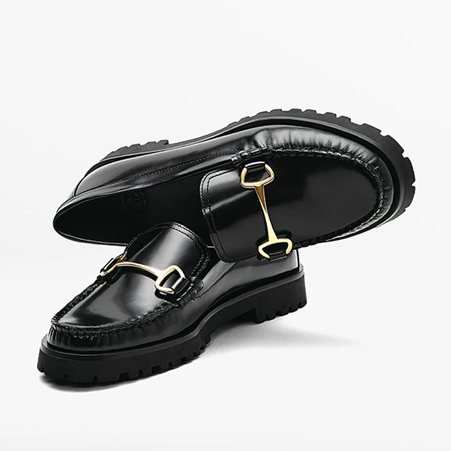 Jenny&Dave Shoes Women Genuine Leather Slip-On Loafers Women Gold Buckle Shoes Woman England Fashion Flat Shoes Retro Moccasin
Jenny&Dave Shoes Women Genuine Leather Slip-On Loafers Women Gold Buckle Shoes Woman England Fashion Flat Shoes Retro Moccasin