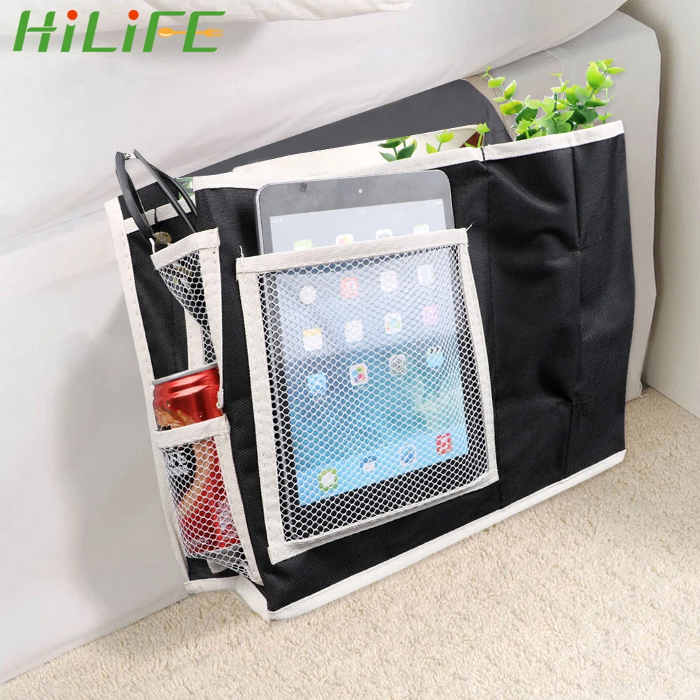 HILIFE 6 Pockets Mesh Caddy Bag Bedside Storage bag Hanging Bag Organizer Oxford Fabric Book Remote Control Storage
HILIFE 6 Pockets Mesh Caddy Bag Bedside Storage bag Hanging Bag Organizer Oxford Fabric Book Remote Control Storage