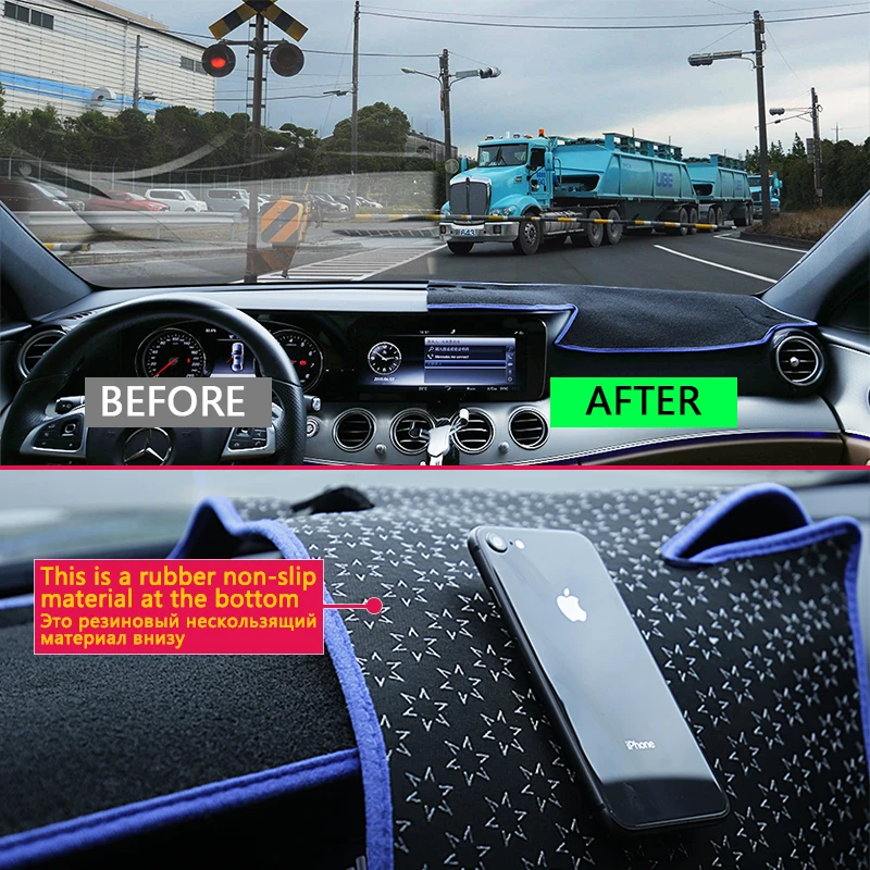 for Lexus ES ES350 ES300h 2013 2014 2015 2016 2017 2018 XV60 Dashboard Mat Cover Pad Inner Sun Shade Dash board Car Accessories |
