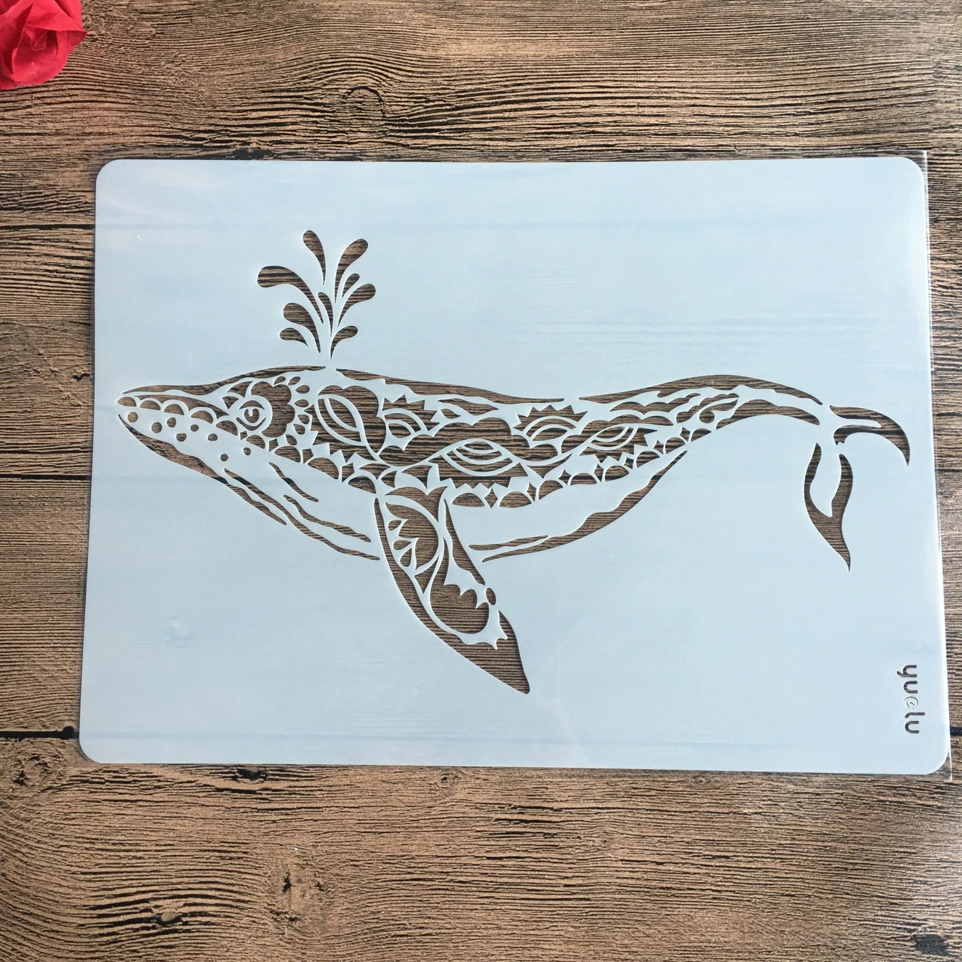 A4 29 * 21cm diy craft whale mold for painting stencils stamped photo album embossed paper card on wood, fabric,wall stencil
A4 29 * 21cm diy craft whale mold for painting stencils stamped photo album embossed paper card on wood, fabric,wall stencil