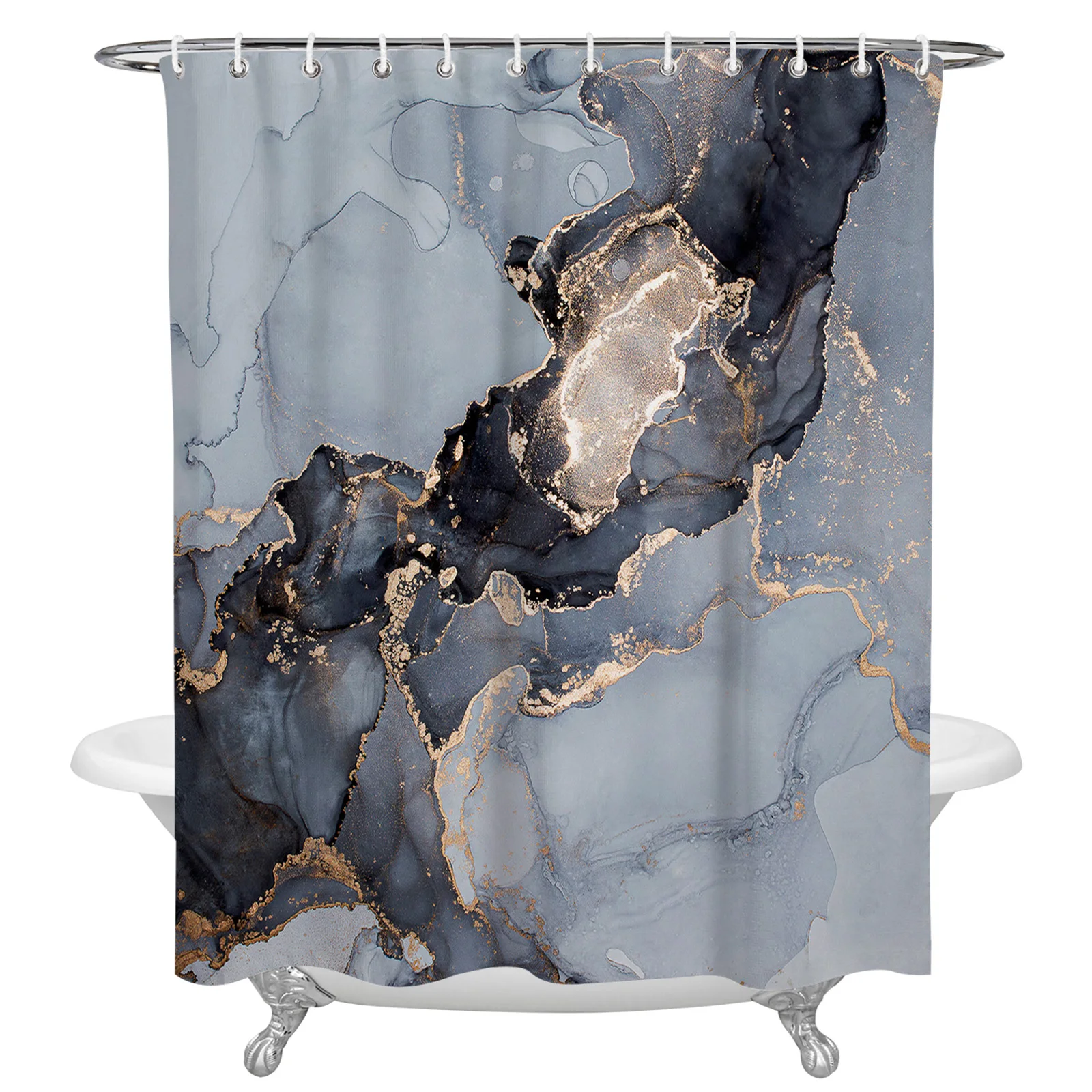Marble Texture Gray Shower Curtain Home Bath Decorative Waterproof Polyester Fabric Bathroom Curtain
Marble Texture Gray Shower Curtain Home Bath Decorative Waterproof Polyester Fabric Bathroom Curtain