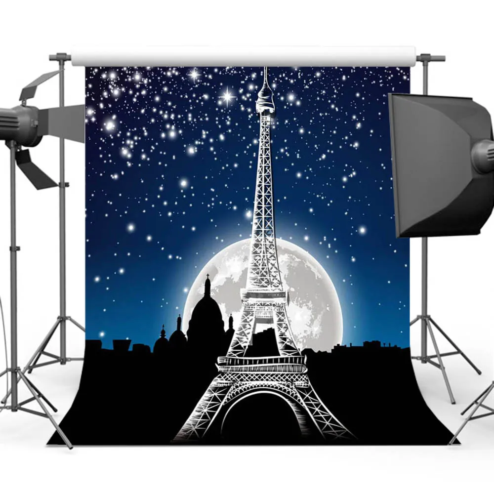Mehofoto Eiffel Tower Photo Night Sky Backdrop for Photography Shining Stars Background Studio Y-603 
Mehofoto Eiffel Tower Photo Night Sky Backdrop for Photography Shining Stars Background Studio Y-603