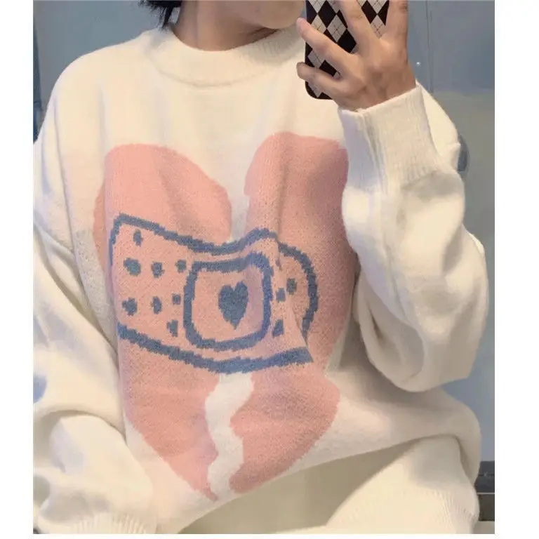 свитера женские Autumn Winter Woman Jerseys Sweet Heart-Shaped Women's Sweaters 2021 Student Clothes Lazy Warm Jersey Mujer
свитера женские Autumn Winter Woman Jerseys Sweet Heart-Shaped Women's Sweaters 2021 Student Clothes Lazy Warm Jersey Mujer