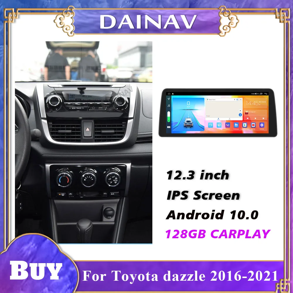 For Toyota Yaris Dazzle 2016-2021 Android Carplay Auto Car Radio Headunit Multimedia Player Car GPS Navigation Tape Recorder
For Toyota Yaris Dazzle 2016-2021 Android Carplay Auto Car Radio Headunit Multimedia Player Car GPS Navigation Tape Recorder
