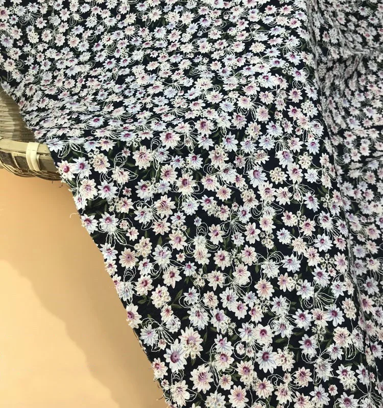 2021 new cotton printed cloth embroidered hollow fabric fashion spring and summer models
2021 new cotton printed cloth embroidered hollow fabric fashion spring and summer models