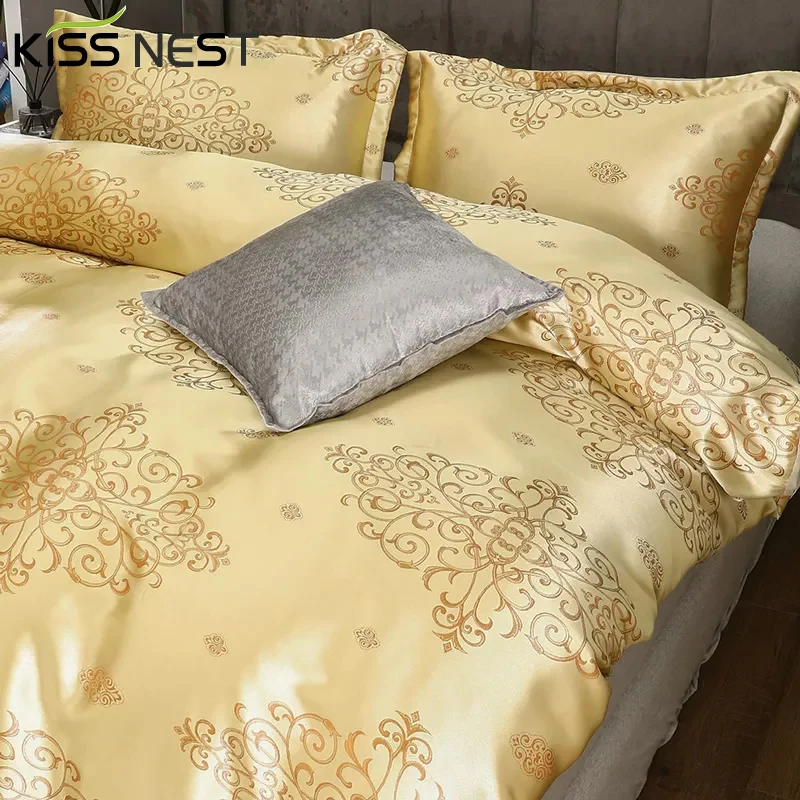 European Style Luxury Jacquard Duvet Cover Set (Quilt Cover + Pillowcase) Twin Full Queen King Single Double
European Style Luxury Jacquard Duvet Cover Set (Quilt Cover + Pillowcase) Twin Full Queen King Single Double