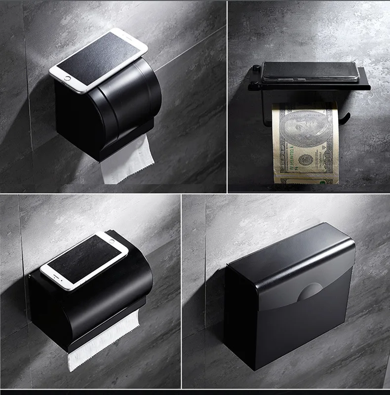 Paper towel box No-perforating toilet paper box paper towel holder mobile phone holder
Paper towel box No-perforating toilet paper box paper towel holder mobile phone holder