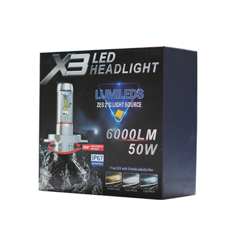 1 Pair LED Headlight Bulbs Conversion Kit H1 H3 H4 H7 H11 50W 6000LM Brightness LED Adjustable High&Low Beam Light Bulbs
1 Pair LED Headlight Bulbs Conversion Kit H1 H3 H4 H7 H11 50W 6000LM Brightness LED Adjustable High&Low Beam Light Bulbs