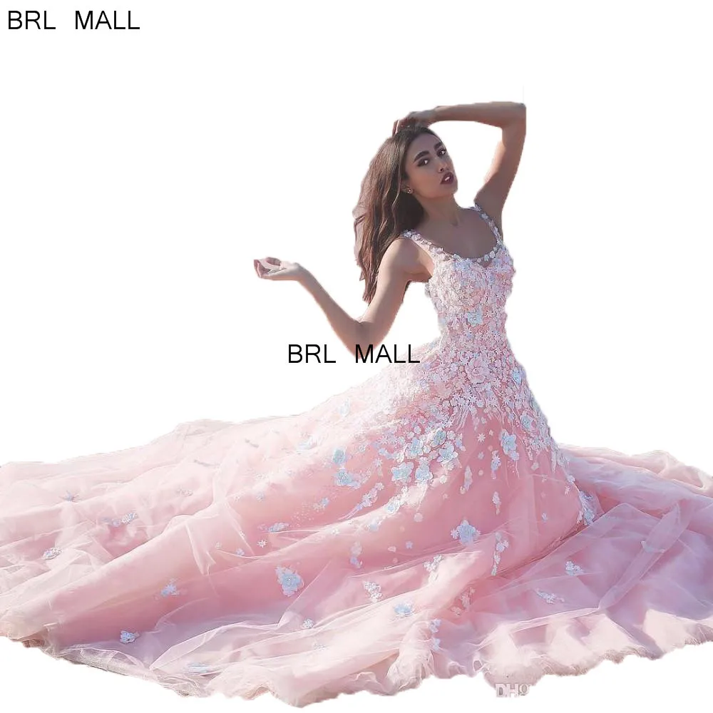 vestido de fiesta Pink Appliques Lace Prom Dresses Ball 3D Flowers Scoop Long Formal Dresses Party Evening Gowns robes de soire
vestido de fiesta Pink Appliques Lace Prom Dresses Ball 3D Flowers Scoop Long Formal Dresses Party Evening Gowns robes de soire