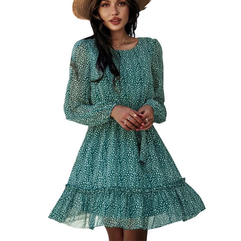 Summer Vintage mini dress women Sexy Printed Pleated Long-Sleeved Ruffles Dresses Women beach A- Line party dress Vestidos 2021
Summer Vintage mini dress women Sexy Printed Pleated Long-Sleeved Ruffles Dresses Women beach A- Line party dress Vestidos 2021