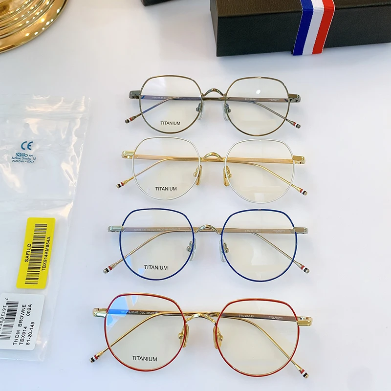 2021 Thom Brand Titanium Round Optical Eyeglasses Men Women TBX914 Glasses Frame Myopia Prescription Eyewear With Original box
2021 Thom Brand Titanium Round Optical Eyeglasses Men Women TBX914 Glasses Frame Myopia Prescription Eyewear With Original box