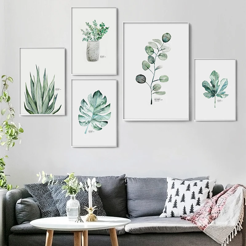Watercolor Plants Leaf Wall Art Posters and Prints Green Style Plant Canvas Painting Nordic Minimalist Picture Home Decor
Watercolor Plants Leaf Wall Art Posters and Prints Green Style Plant Canvas Painting Nordic Minimalist Picture Home Decor