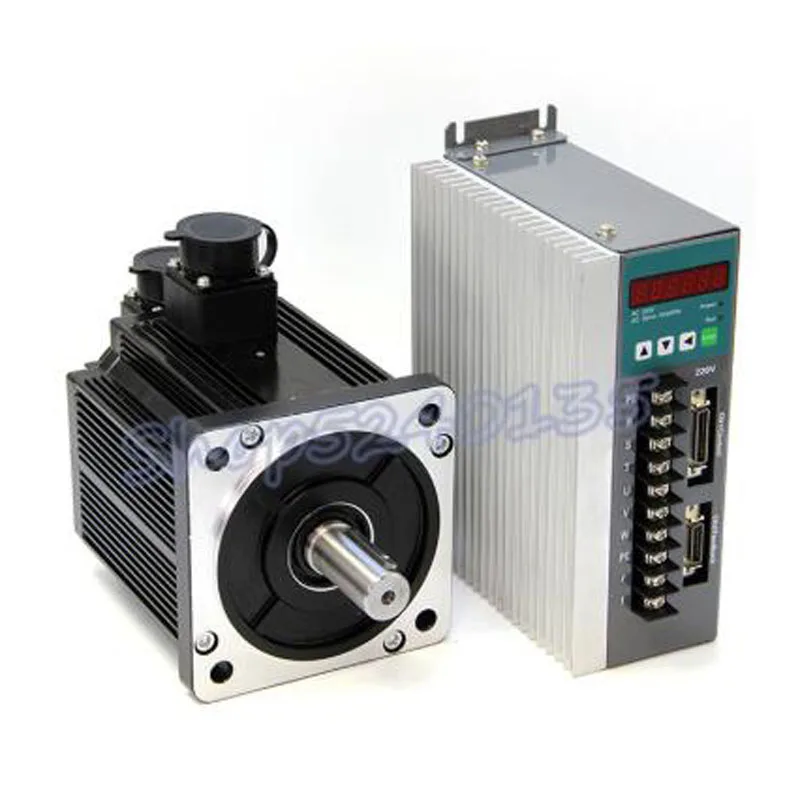 130ST-M07725 220V AC 2KW Servo motor AC drive set 2000w 7.7N.M high speed 2500 rpm with 3m cable for CNC router engraving
130ST-M07725 220V AC 2KW Servo motor AC drive set 2000w 7.7N.M high speed 2500 rpm with 3m cable for CNC router engraving