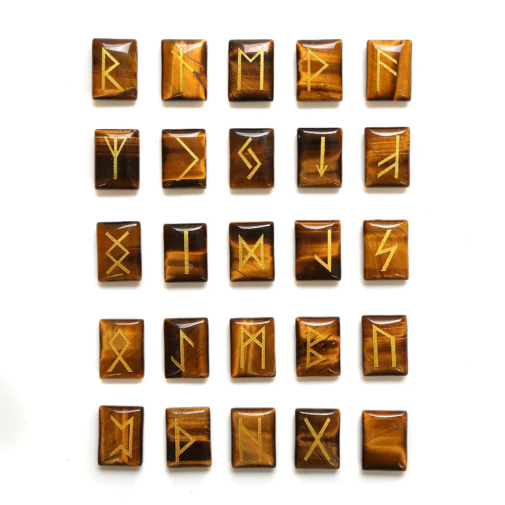 25 PCS Set Natural Black Agates Carved Gold Divination Rune Rune Agate Crystal Jewelry Onyx Stone Beads Healing Jewelry Stone
25 PCS Set Natural Black Agates Carved Gold Divination Rune Rune Agate Crystal Jewelry Onyx Stone Beads Healing Jewelry Stone