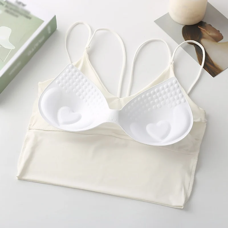 Summer Women Sexy Camisole Cross Strap Silk Smooth Bra Sexy Lingerie Sleeping Bra Wireless Bra Tops
Summer Women Sexy Camisole Cross Strap Silk Smooth Bra Sexy Lingerie Sleeping Bra Wireless Bra Tops