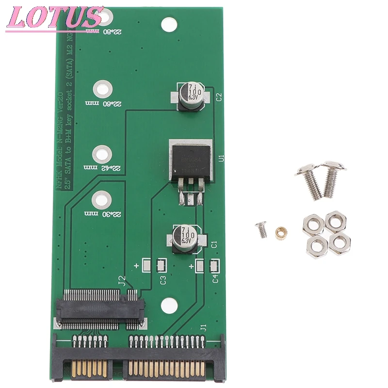 New Ngff ( M2 ) ssd to 2.5 inch sata adapter m.2 ngff ssd to sata3 convert card 1pc
New Ngff ( M2 ) ssd to 2.5 inch sata adapter m.2 ngff ssd to sata3 convert card 1pc