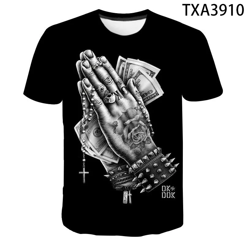 Prayer 3D Print Tee Men Women Casual O-Neck Streetwear T-Shirt Men/Unisex Punk Style Cool O-Neck Breathable Outdoor 3D T Shirt
Prayer 3D Print Tee Men Women Casual O-Neck Streetwear T-Shirt Men/Unisex Punk Style Cool O-Neck Breathable Outdoor 3D T Shirt