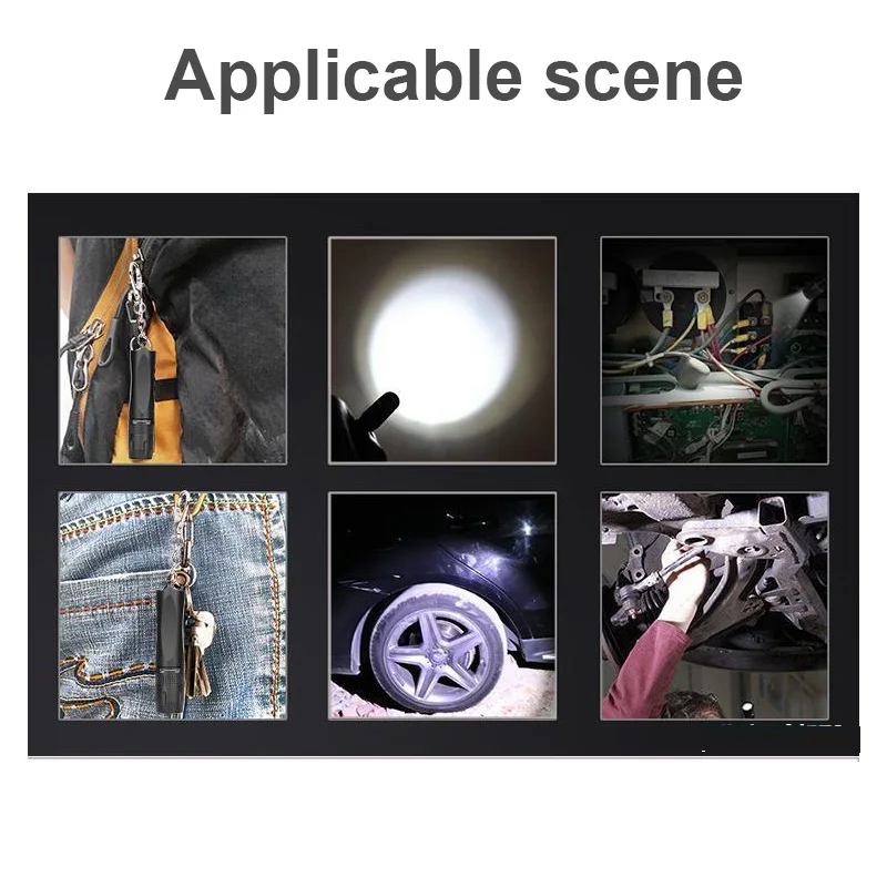 Mini T6 LED Flashlight Pocket Keychain Torch Waterproof Lantern Hand Light Powered By AA/14500 battery for Camping Hunting
Mini T6 LED Flashlight Pocket Keychain Torch Waterproof Lantern Hand Light Powered By AA/14500 battery for Camping Hunting