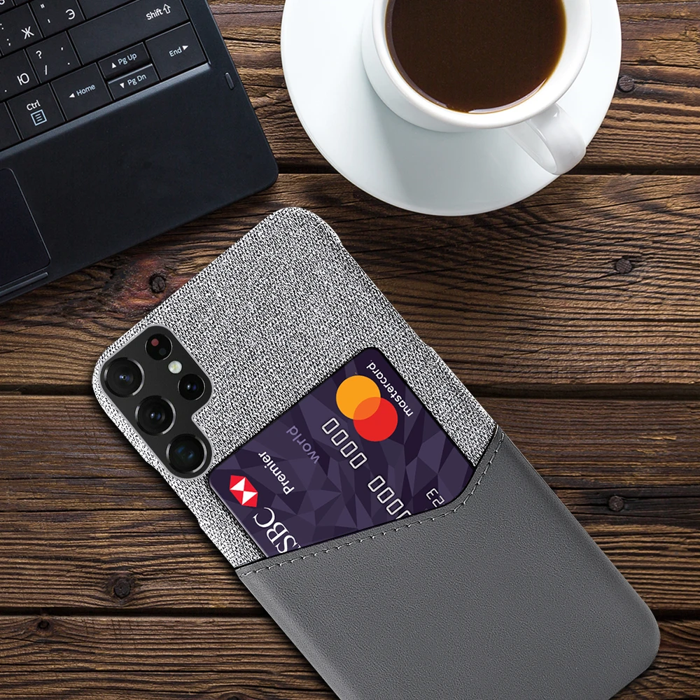 Febric Card Holder Cover For Samsung S22 Ultra S22Pro S22+ Funda Cloth Texture PU Antiskid Case For Galaxy S22 Pro Plus Coque
Febric Card Holder Cover For Samsung S22 Ultra S22Pro S22+ Funda Cloth Texture PU Antiskid Case For Galaxy S22 Pro Plus Coque