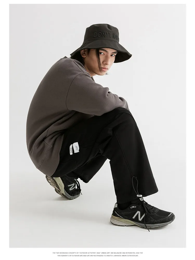 2021 Autumn New Simple Harajuku Style Guard Pants Drawstring Drawstring Feet Men's Personality Casual Pants
2021 Autumn New Simple Harajuku Style Guard Pants Drawstring Drawstring Feet Men's Personality Casual Pants