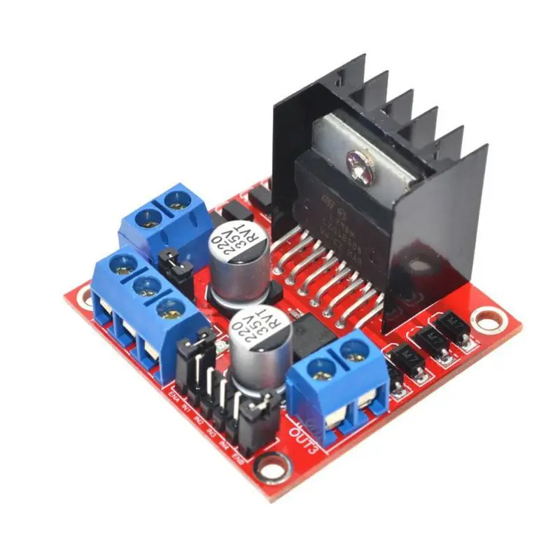 L298N Driver Module Dual H Bridge High Power Breadboard Peltier DC Stepper Motor Drive Controller Board for Smart Car Robot 
L298N Driver Module Dual H Bridge High Power Breadboard Peltier DC Stepper Motor Drive Controller Board for Smart Car Robot