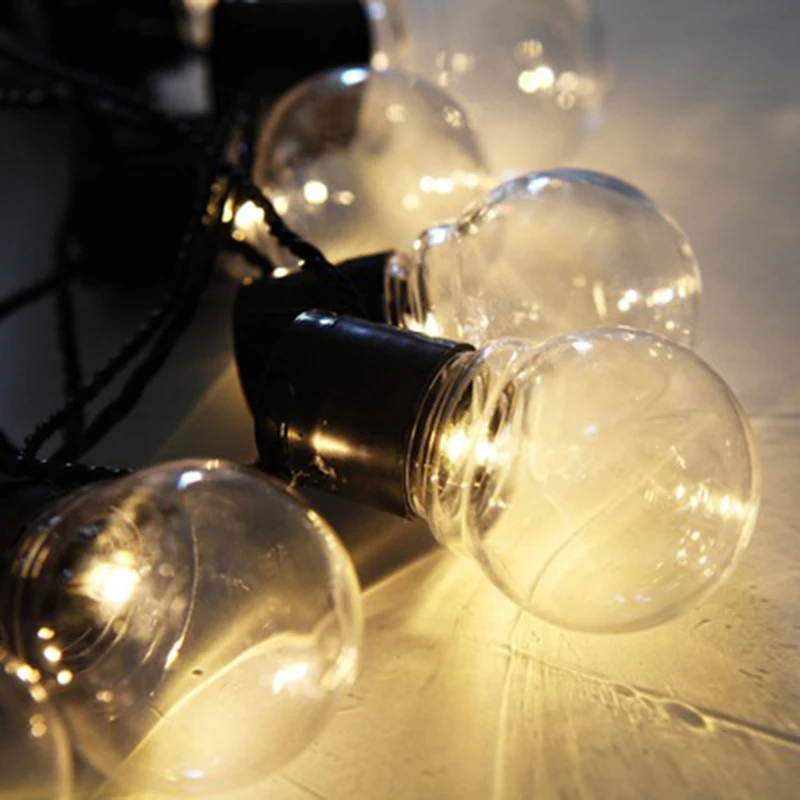 6m 20 LED Edison Bulb Wedding Party Transparent Bulb Fairy String Lights Color Garland Decor Outdoor Christmas Curtain Lights
6m 20 LED Edison Bulb Wedding Party Transparent Bulb Fairy String Lights Color Garland Decor Outdoor Christmas Curtain Lights