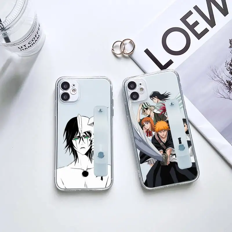 Japanese anime Bleach Phone Case Wrist Strap For iPhone 7 8 11 12 X XS XR MINI Pro Max Plus Hand Band Transparent Clear
Japanese anime Bleach Phone Case Wrist Strap For iPhone 7 8 11 12 X XS XR MINI Pro Max Plus Hand Band Transparent Clear