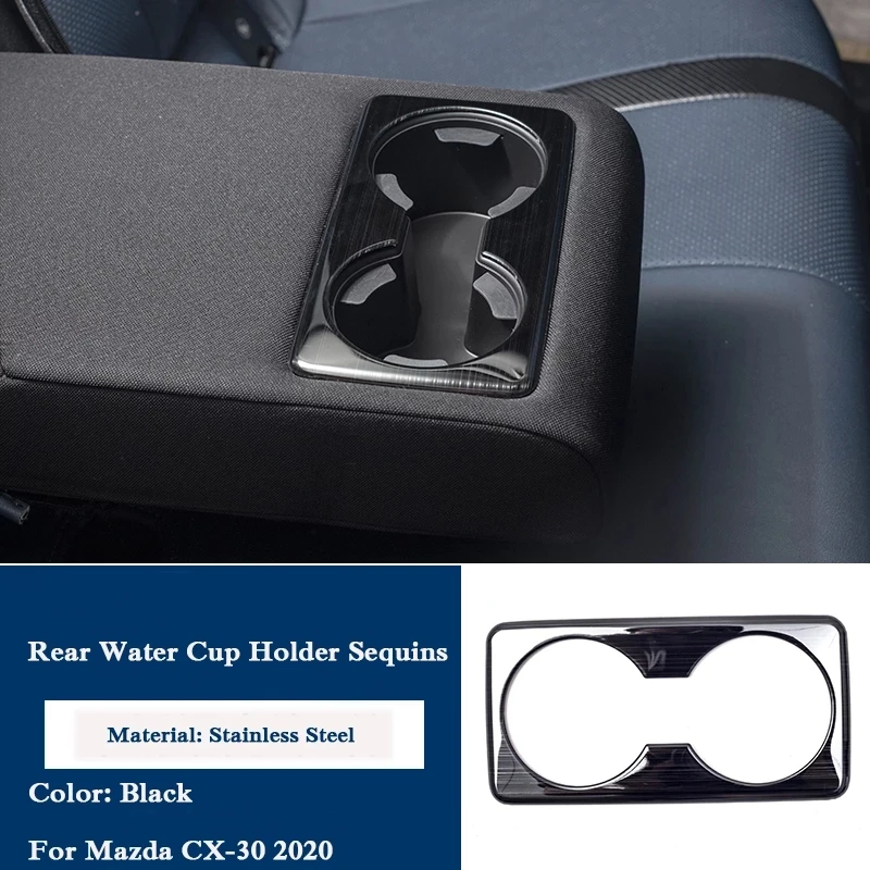 For Mazda CX-30 CX30 2020 2021 Car Accessories Rear Seat Water Cup Holder Cover Trim Water Bowl Frame Styling
For Mazda CX-30 CX30 2020 2021 Car Accessories Rear Seat Water Cup Holder Cover Trim Water Bowl Frame Styling
