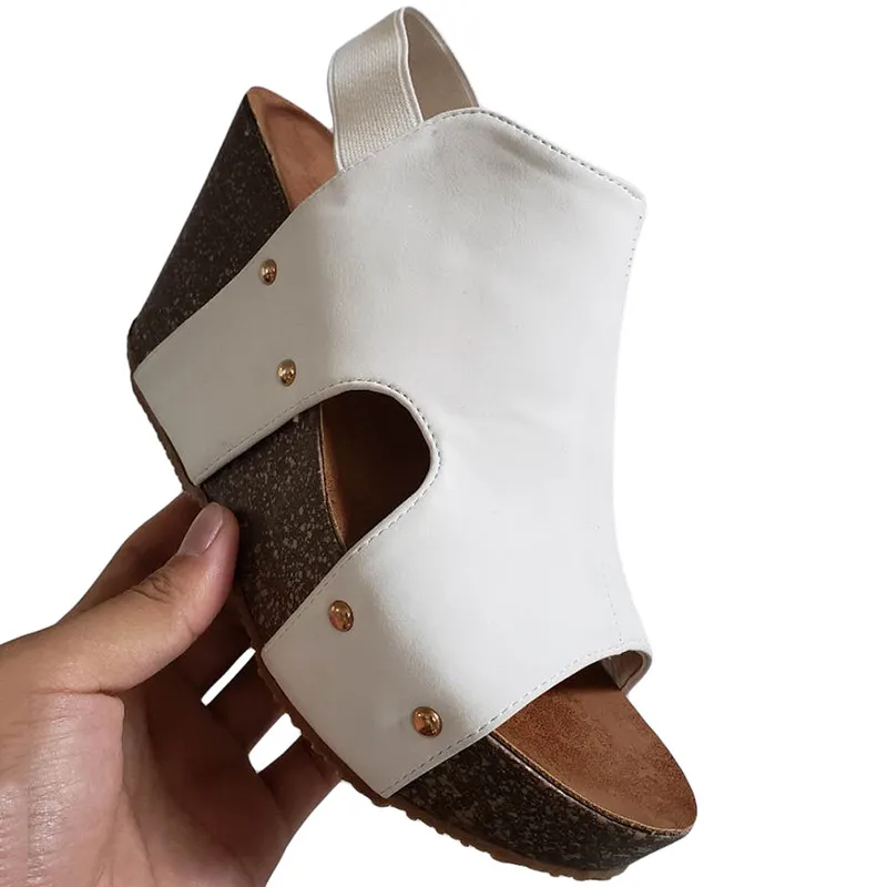 Women Summer Ankle Strap Platform Wedge Sandals Thick Gladiator PU Leather Platform Sandals High-heeled Shoes Dropshipping
Women Summer Ankle Strap Platform Wedge Sandals Thick Gladiator PU Leather Platform Sandals High-heeled Shoes Dropshipping