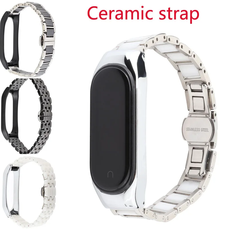 hot sale Smooth Ceramic Bracelet for Watch Xiaomi miband 4 Wrist Strap with Metal Frame Case for Mi Band 4/3 Replacement Belt
hot sale Smooth Ceramic Bracelet for Watch Xiaomi miband 4 Wrist Strap with Metal Frame Case for Mi Band 4/3 Replacement Belt