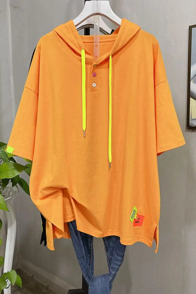 Summer Girls Hooded T Shirt Women's Short Sleeve Loose Korean Style Shirt Top Female Cotton Slim Plus Size Round Neck T Shirt
Summer Girls Hooded T Shirt Women's Short Sleeve Loose Korean Style Shirt Top Female Cotton Slim Plus Size Round Neck T Shirt