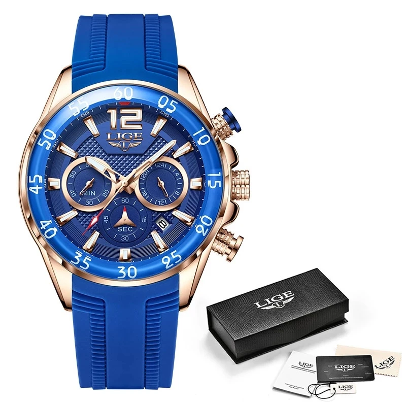 2021 Fashion Mens Watches LIGE Top Brand Luxury Silicone Sports Watch Men Quartz Clock Waterproof Wristwatches Relogio Masculino
2021 Fashion Mens Watches LIGE Top Brand Luxury Silicone Sports Watch Men Quartz Clock Waterproof Wristwatches Relogio Masculino