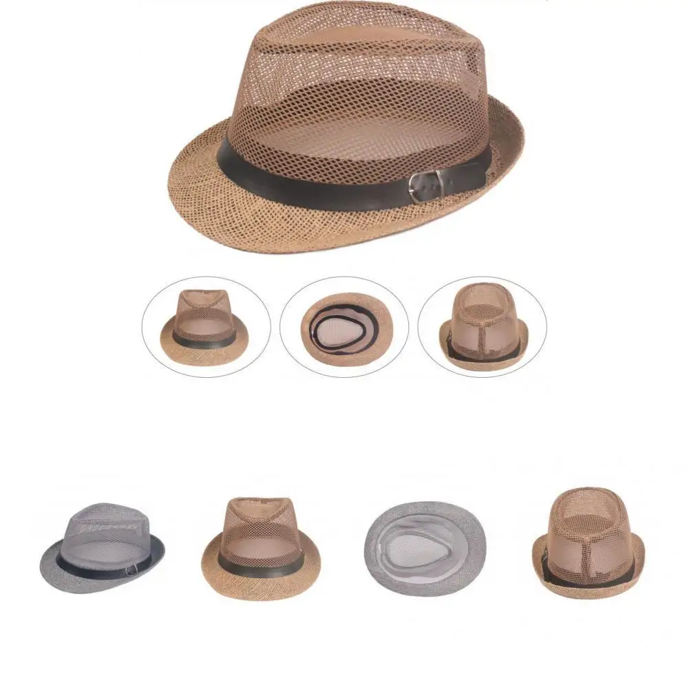 Male Popular Pure Color Low-profile Sunshade Hat Wear-resistant Men Hat Wide Brim for Party
Male Popular Pure Color Low-profile Sunshade Hat Wear-resistant Men Hat Wide Brim for Party