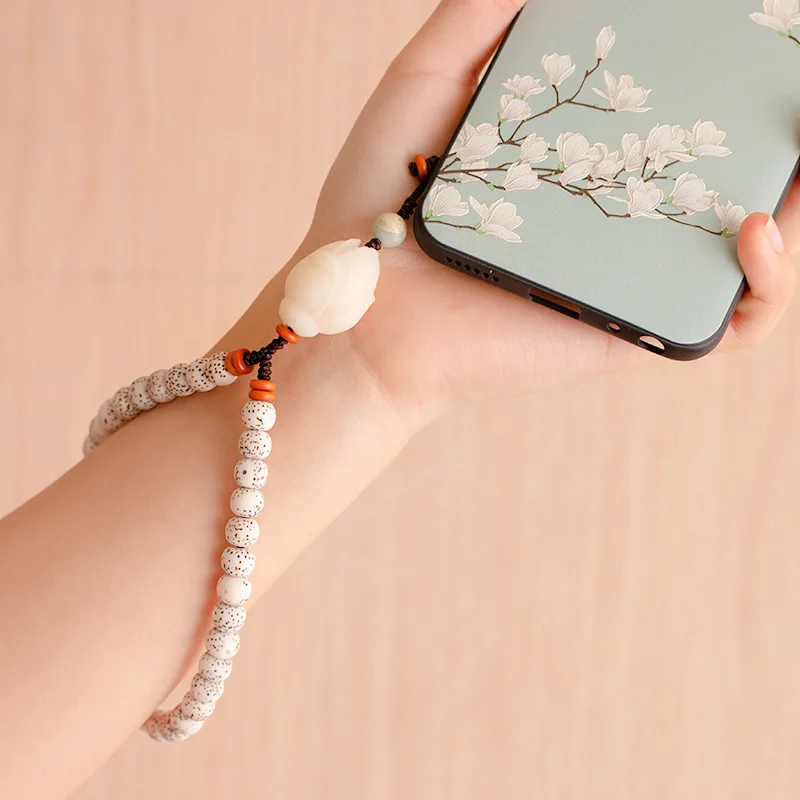 Short Xingyue Bodhi mobile phone chain anti-lost rope mobile phone shell pendant sling Chinese style phone lanyard accessories
Short Xingyue Bodhi mobile phone chain anti-lost rope mobile phone shell pendant sling Chinese style phone lanyard accessories