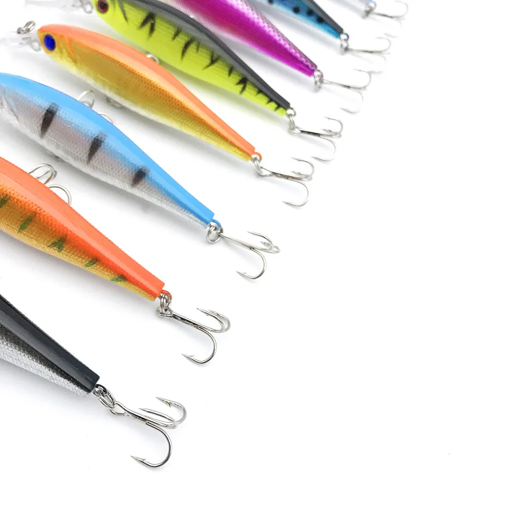 8PCS Minnow Fishing Lure 10.3cm 9g Topwater Wobblers Artificial Hard Bait 3D Eyes 8 Colors For Carp Pike Pesca Fishing Tackle
8PCS Minnow Fishing Lure 10.3cm 9g Topwater Wobblers Artificial Hard Bait 3D Eyes 8 Colors For Carp Pike Pesca Fishing Tackle