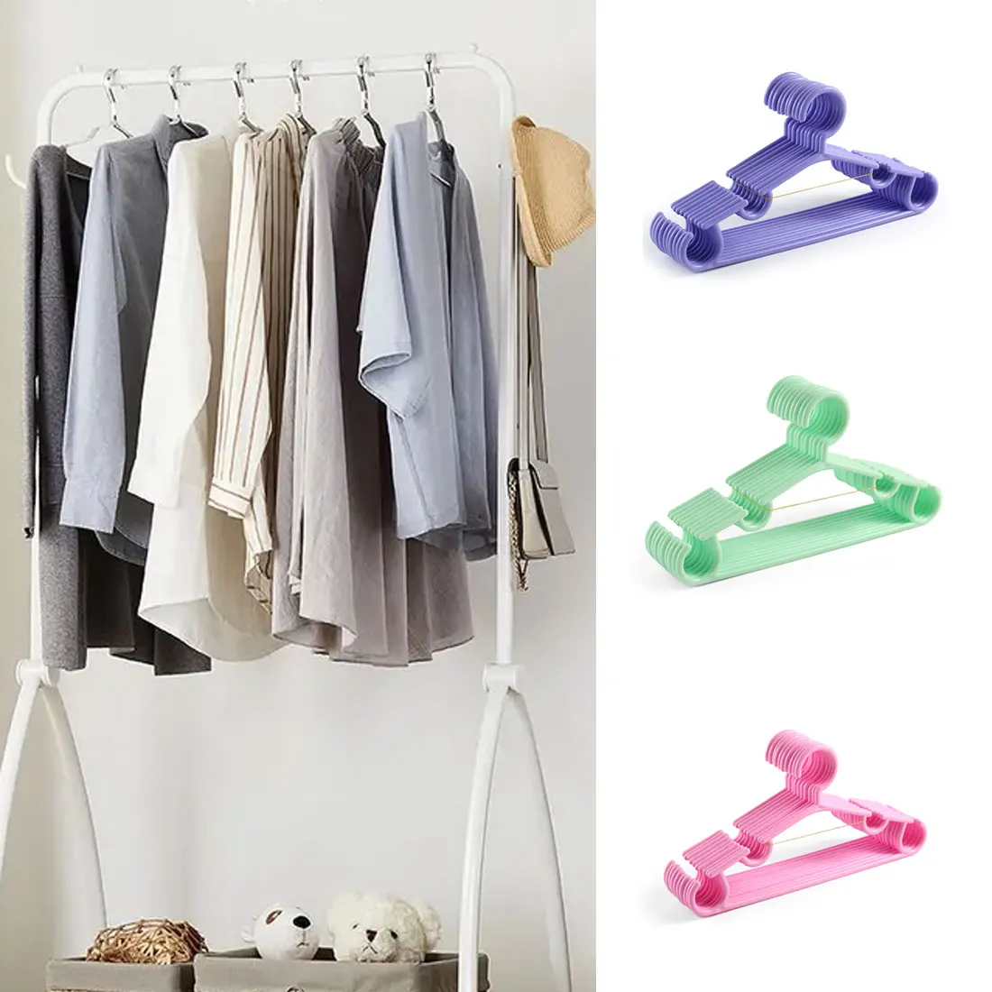 Children Adult Clothes Hanger Clothes Drying Rack Non-Slip Plastic Shirt Hook Hangers Coat Hanger Clothes Accessories Rack 10pcs
Children Adult Clothes Hanger Clothes Drying Rack Non-Slip Plastic Shirt Hook Hangers Coat Hanger Clothes Accessories Rack 10pcs